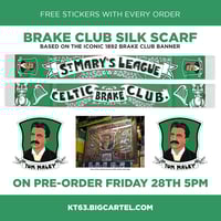 Image 3 of Celtic Brake Club Silk Scarf PRE-ORDER (4 weeks delivery)