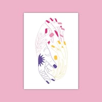 Image 2 of Illustration limitée A4, A5 et A6 - Mains entrelacées