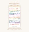 "Calligraphy" - Stickersheet Set of 2 
