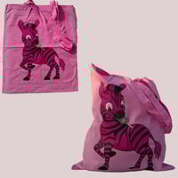 Pink Zebra lollipop Tote Bag!