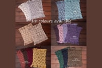 Image 1 of Macrame blanket Ivory, ligh grey, grey