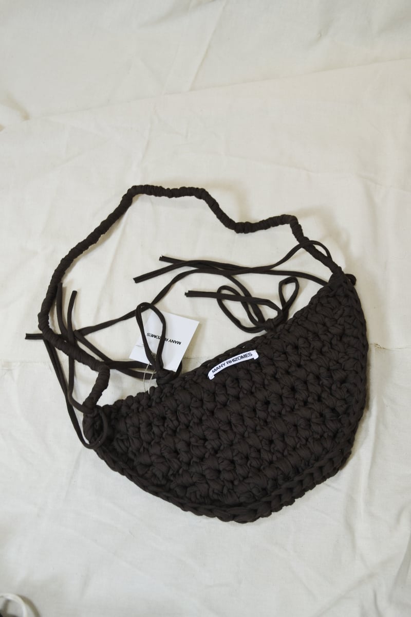 バッグ MANY RHIZOMES TRAPEZE BAG Ivory trapeze bag | many rhizomes