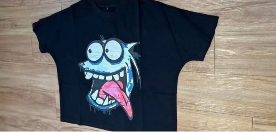 Image of Male shirt crop oversized tee 