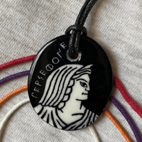 Image 1 of Porcelain Persephone Pendant