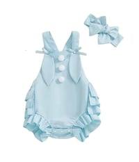 Image 1 of Pom Pom Bubble Set - Powder Puff Blue