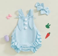 Image 2 of Pom Pom Bubble Set - Powder Puff Blue