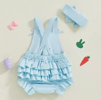 Image 3 of Pom Pom Bubble Set - Powder Puff Blue