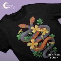 Image 1 of Ring-Necked Snake and Cedar Gladecress Unisex Tee