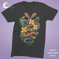 Image 3 of Ring-Necked Snake and Cedar Gladecress Unisex Tee