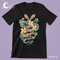 Image 4 of Ring-Necked Snake and Cedar Gladecress Unisex Tee