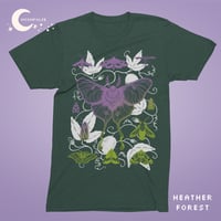 Image 3 of Southeastern North American Native Moths and Passionflower Unisex Tee