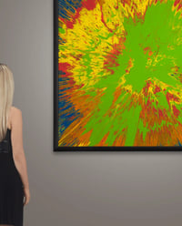 Image 3 of Untitled Spin Painting By Damien Hirst