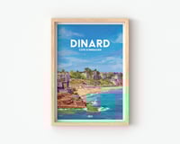 Image 1 of Affiche "Dinard, Côte d'Emeraude"
