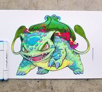 BULBASAUR X ORIGINAL ART SIGNED