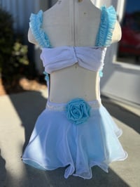 Image 2 of Light Blue and White Florette Costume