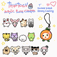 Image 1 of TAMATEEN 1" Acrylic Phone Charms 