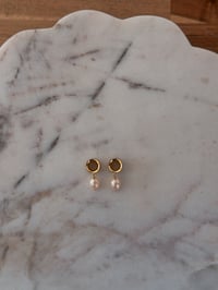 Image 4 of Pink Dainty Pearl Drops (Gold)