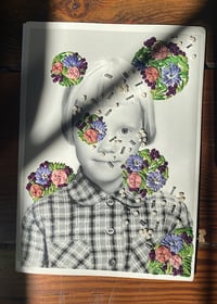 Image 3 of Before the Innocence Ends- hand embroidered vintage photograph