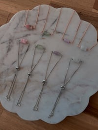 Image 2 of Pastel Crystal Bracelet (Choose Metal)
