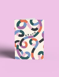 Carte de Voeux "Bravo" - Serpentins