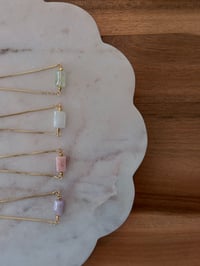 Image 7 of Pastel Crystal Bracelet (Choose Metal)