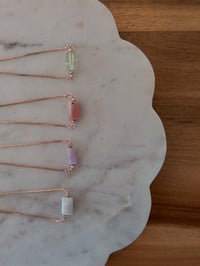 Image 8 of Pastel Crystal Bracelet (Choose Metal)