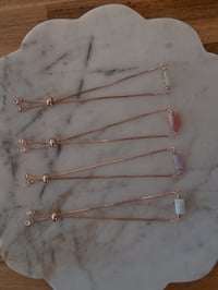 Image 9 of Pastel Crystal Bracelet (Choose Metal)