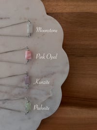 Image 1 of Pastel Crystal Bracelet (Choose Metal)
