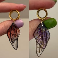 Glittery Butterfly Dangles (sizes 2g-2")