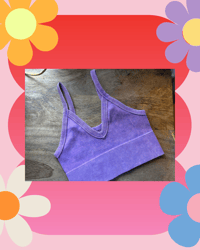 Purple Prairie Bra Top