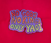 No Kings Only Yaoi Vinyl Sticker
