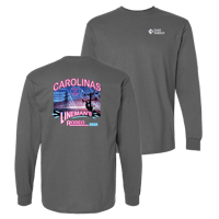 Carolina Lineman's Rodeo - Charcoal Long Sleeve