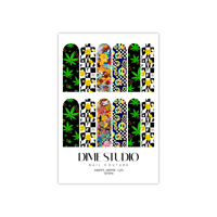 Image 4 of 420 MODE TRIPPY HIPPY NAIL DECALS