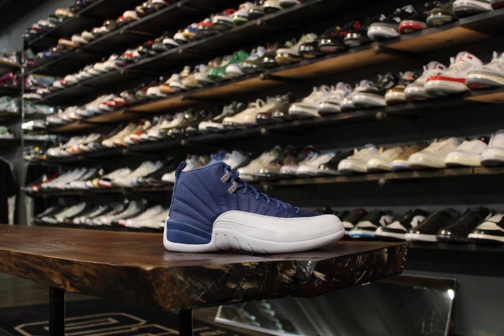 AIR JORDAN XII (12) "STONE BLUE"
