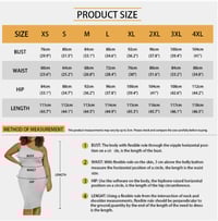 Image 4 of Women's Hawaiian Print One Shoulder Slim Fit Dress