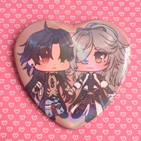 Image 5 of Holographic Heart Shaped Badge