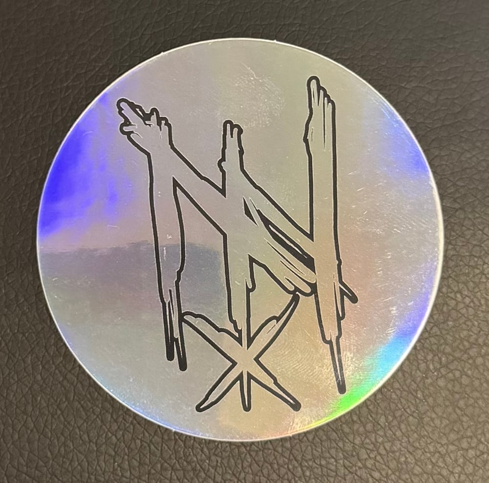 Image of Nixon Silver Sticker