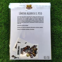 Image 3 of Lámina "Aguanta el peso"