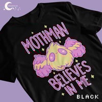 Image 1 of Rosy Maple Mothman Cryptid Unisex Tee