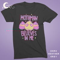 Image 3 of Rosy Maple Mothman Cryptid Unisex Tee