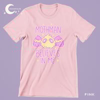 Image 4 of Rosy Maple Mothman Cryptid Unisex Tee