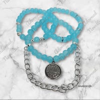 Image 1 of ANA826129 - Scorpio glass bead bracelet combo