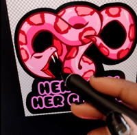 Image 2 of Her Body Her Choice - Sticker