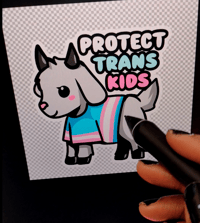 Image 2 of Protect Trans Kids - Sticker