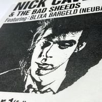 Image 2 of Nick Cave Tokyo performance flyer (late 80s)