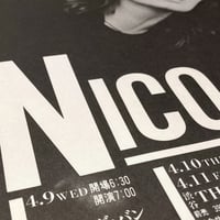 Image 4 of Nico Tokyo performance flyer (1986)