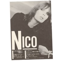 Image 1 of Nico Tokyo performance flyer (1986)