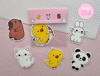 Image 1 of Kawaii Animal Stickers