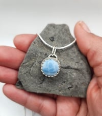 Image 3 of Blue Opal round pendant