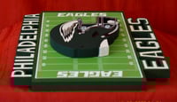 Image 6 of Philadelphia Eagles Team Logo, 3D Wooden Wall Decor Hanging Art